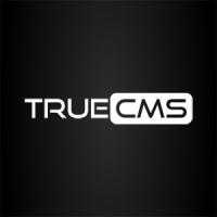 TrueCMS logo, TrueCMS contact details