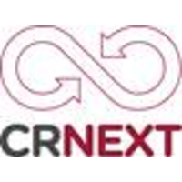 CRNext logo, CRNext contact details