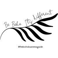 The Boho Business Guide logo, The Boho Business Guide contact details