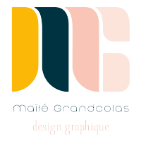 Maïté Grandcolas | Design graphique logo, Maïté Grandcolas | Design graphique contact details