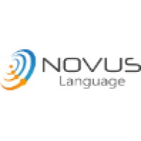 Novus Language logo, Novus Language contact details