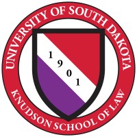 The University of South Dakota Knudson School of Law logo, The University of South Dakota Knudson School of Law contact details