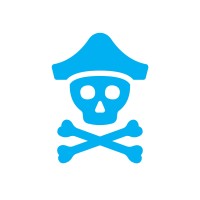 The Blue Pirate logo, The Blue Pirate contact details