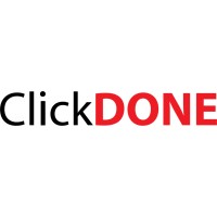 ClickDONE logo, ClickDONE contact details