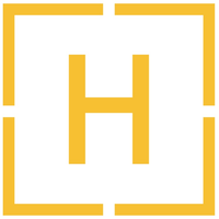 H Co. logo, H Co. contact details