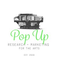 Pop Up Research + Marketing for the Arts logo, Pop Up Research + Marketing for the Arts contact details