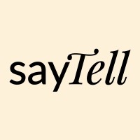 SayTell logo, SayTell contact details