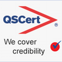 QSCert Pakistan logo, QSCert Pakistan contact details