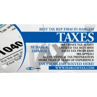 HARLEM TAX logo, HARLEM TAX contact details