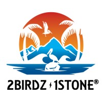 2BIRDZ1STONE® logo, 2BIRDZ1STONE® contact details