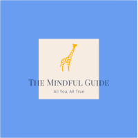 The Mindful Guide logo, The Mindful Guide contact details