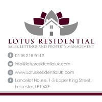 Lotus Residential (Sales, Lettings and Property Management) Leicester, UK logo, Lotus Residential (Sales, Lettings and Property Management) Leicester, UK contact details