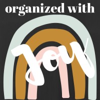 Organized With Joy logo, Organized With Joy contact details