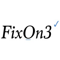 FixOn3 logo, FixOn3 contact details