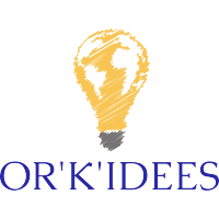 OR'K'IDEES logo, OR'K'IDEES contact details