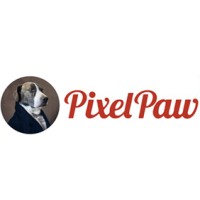 PixelPaw logo, PixelPaw contact details