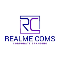 RealMe Coms logo, RealMe Coms contact details