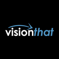 VisionThat logo, VisionThat contact details