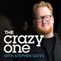 The Crazy One podcast logo, The Crazy One podcast contact details