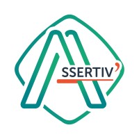 Assertiv' logo, Assertiv' contact details