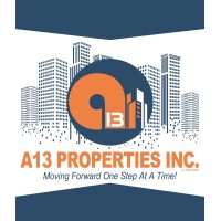 A13 Properties inc logo, A13 Properties inc contact details