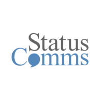 Status Comms logo, Status Comms contact details