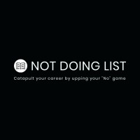 NOT DOING LIST logo, NOT DOING LIST contact details