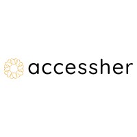 AccessHer logo, AccessHer contact details