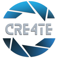 CRE4TE logo, CRE4TE contact details