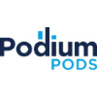 Podium Pods logo, Podium Pods contact details