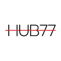 HUB77 logo, HUB77 contact details