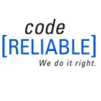 code[RELIABLE] logo, code[RELIABLE] contact details