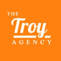 The Troy Agency logo, The Troy Agency contact details