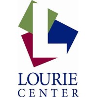 The Lourie Center logo, The Lourie Center contact details