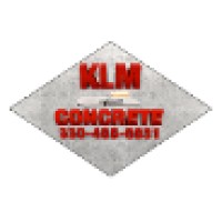 KLM Concrete logo, KLM Concrete contact details