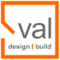 VAL design I build logo, VAL design I build contact details