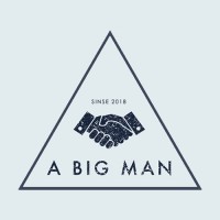 A BIG MAN logo, A BIG MAN contact details