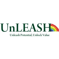 'Unleash' logo, 'Unleash' contact details