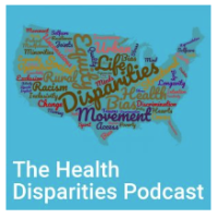 The Health Disparities Podcast logo, The Health Disparities Podcast contact details