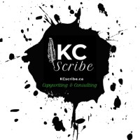 KC Scribe logo, KC Scribe contact details