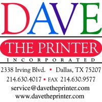 Dave the Printer logo, Dave the Printer contact details