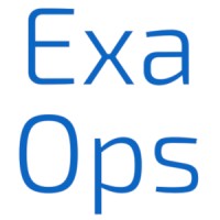 ExaOps logo, ExaOps contact details