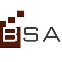 BSA logo, BSA contact details