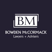 Bowden McCormack Lawyers + Advisers logo, Bowden McCormack Lawyers + Advisers contact details