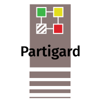 Partigard logo, Partigard contact details