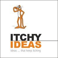 ITCHY IDEAS logo, ITCHY IDEAS contact details