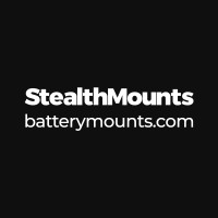 StealthMounts logo, StealthMounts contact details