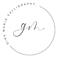 Gina Marie Calligraphy logo, Gina Marie Calligraphy contact details