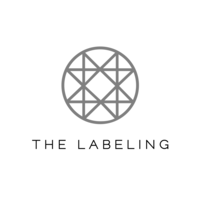 The Labeling logo, The Labeling contact details