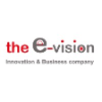 the EVision logo, the EVision contact details